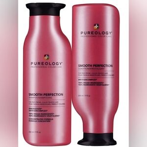 NWT FULL SET Pureology Smooth Perfection Hair Care Duo 100% VEGAN